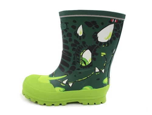 Viking bottelgreen multi dino gummistøvle Jolly